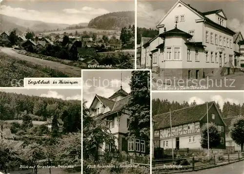 Engelsbach Ortsansicht Gasthaus Zum Paradies FDGB Ferienheime Dorfstrasse Engelsbach