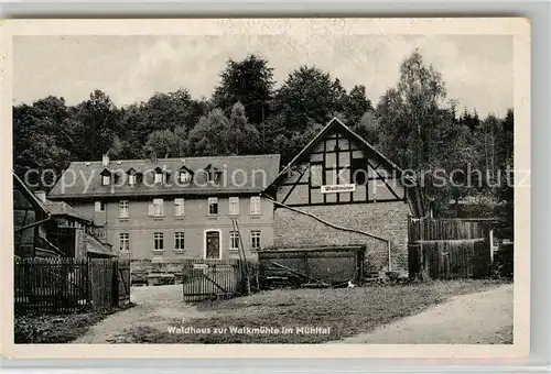 Eisenberg_Moritzburg Waldhaus zur Walkmuehle im Muehltal Eisenberg Moritzburg