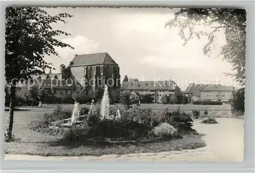 Halberstadt Partie an der Plantage Springbrunnen Halberstadt