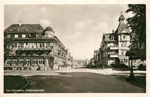 AK / Ansichtskarte Bad_Duerrheim Friedrichstrasse Bad_Duerrheim