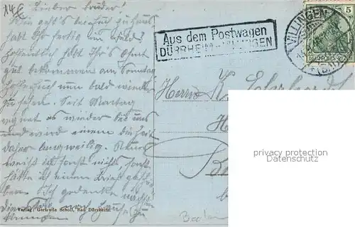 AK / Ansichtskarte Duerrheim_Bad Grossherzogliches Landessolbad Badehaus Duerrheim_Bad