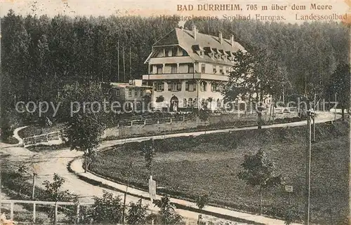 AK / Ansichtskarte Bad_Duerrheim Badehaus Bad_Duerrheim