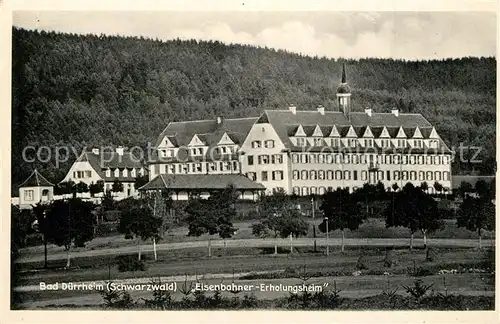 AK / Ansichtskarte Bad_Duerrheim Eisenbahner Erholungsheim Bad_Duerrheim