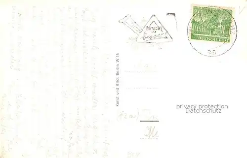 AK / Ansichtskarte Berlin Kurfuerstendamm Kaiser Wilhelm Gedaechtniskirche  Berlin