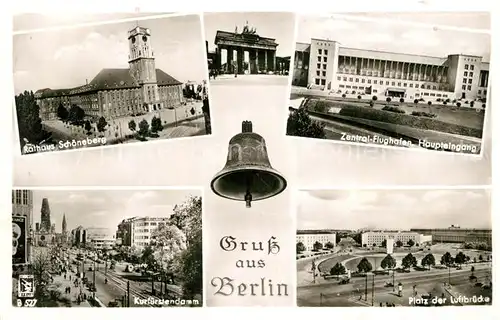 AK / Ansichtskarte Berlin Rathaus Schoeneberg Zentral Flughafen Haupteingang  Berlin