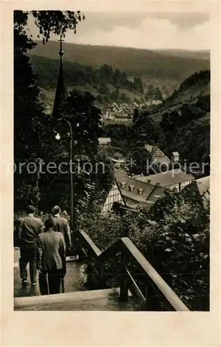 AK / Ansichtskarte Stolberg_Harz Schlosstreppe Stolberg Harz