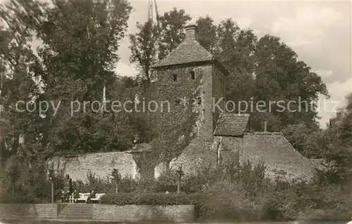 AK / Ansichtskarte Salzwedel Alte Burgmauer Hungerturm Salzwedel