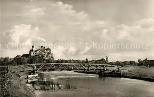 AK / Ansichtskarte Osterburg_Altmark Partie an der Biese Osterburg_Altmark