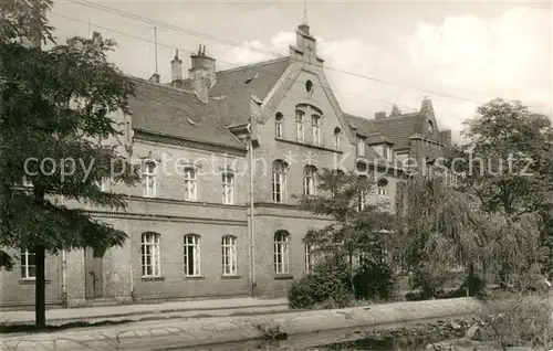 AK / Ansichtskarte Sandersdorf_Sachsen Anhalt August Bebel Schule Sandersdorf
