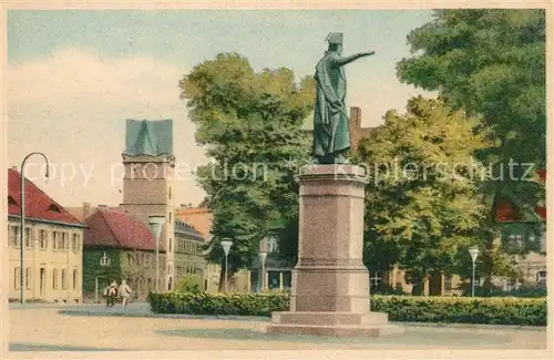 AK / Ansichtskarte Dessau Rosslau Franz Denkmal Dessau Rosslau
