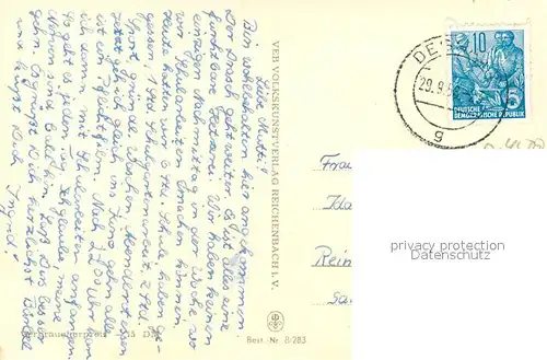 AK / Ansichtskarte Dessau Rosslau Landestheater Hauptbahnhof Ecke Wilhelm Pieck Strasse HO Gaststaette Kornhaus Dessau Rosslau