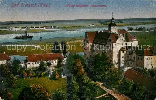 AK / Ansichtskarte Bad_Pretzsch_Elbe Militaer Maedchen Waisenhaus Bad_Pretzsch_Elbe