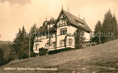 AK / Ansichtskarte Stolberg_Harz Handwerkerheim Stolberg Harz