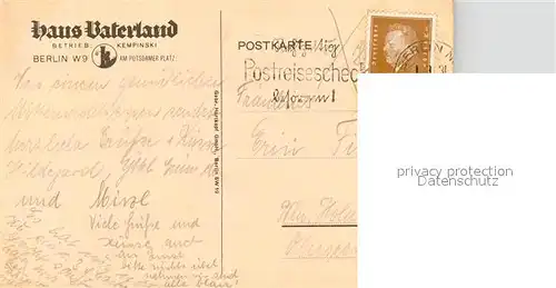 AK / Ansichtskarte Berlin Haus Vaterland Rheinterrasse Berlin