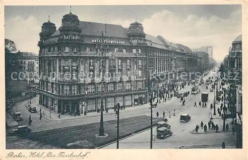 AK / Ansichtskarte Berlin Hotel Der Fuerstenhof Berlin