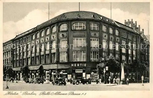 AK / Ansichtskarte Berlin Hertie Belle Alliance Strasse Berlin
