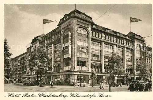AK / Ansichtskarte Charlottenburg Hertie Wilmersdorfer Strasse Charlottenburg