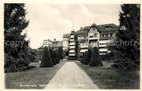 AK / Ansichtskarte Zehlendorf_Berlin Krankenhaus Waldfriede Zehlendorf_Berlin