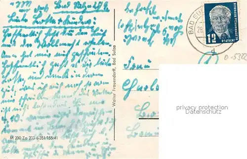 AK / Ansichtskarte Sulza Wunderwaldstrasse Sulza