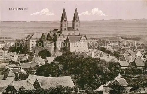 AK / Ansichtskarte Quedlinburg Schloss Quedlinburg