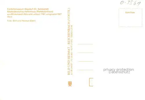 AK / Ansichtskarte Diesdorf_Altmark Hallenhau Flettdielenhaus  Diesdorf Altmark