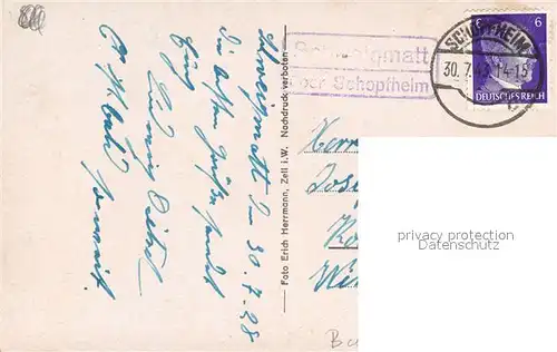 AK / Ansichtskarte Schweigmatt Erholungsheim  Schweigmatt