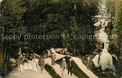 AK / Ansichtskarte Triberg_Schwarzwald Wasserfall Triberg Schwarzwald
