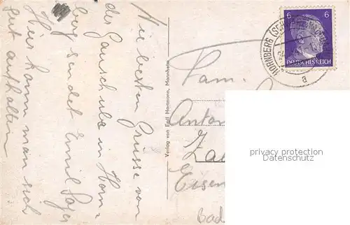 AK / Ansichtskarte Triberg_Schwarzwald Wasserfall Kapellenberg Blick vom Hohnen Burggarten Bergsee Triberg Schwarzwald