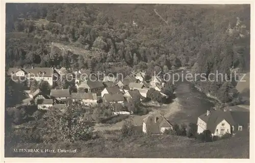 AK / Ansichtskarte Altenbrak_Harz Unterdorf Altenbrak Harz