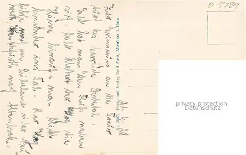 AK / Ansichtskarte Altenbrak_Harz Unterdorf Altenbrak Harz