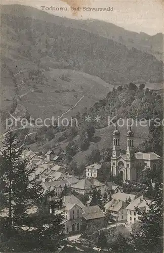 AK / Ansichtskarte Todtnau Kirchenpartie Todtnau
