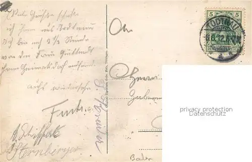 AK / Ansichtskarte Todtnau Kirchenpartie Todtnau