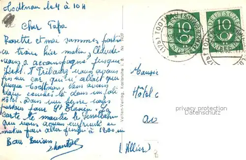 AK / Ansichtskarte Todtnau Sessellift auf das Hasenhorn Todtnau