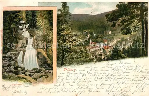 AK / Ansichtskarte Triberg_Schwarzwald Wasserfall Triberg Schwarzwald