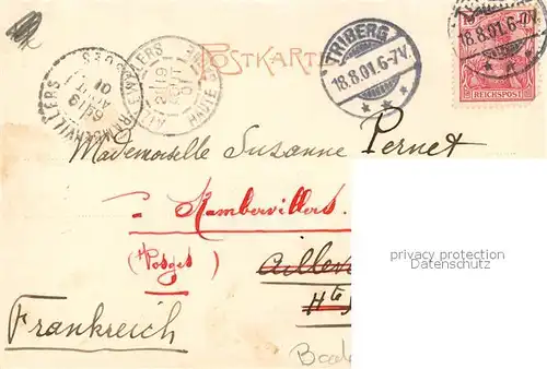 AK / Ansichtskarte Triberg_Schwarzwald Blick vom Retschenweg Triberg Schwarzwald