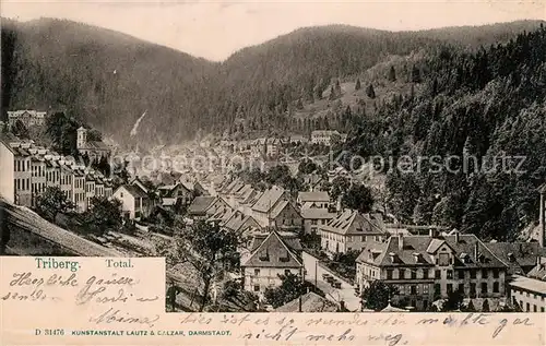 AK / Ansichtskarte Triberg_Schwarzwald  Triberg Schwarzwald