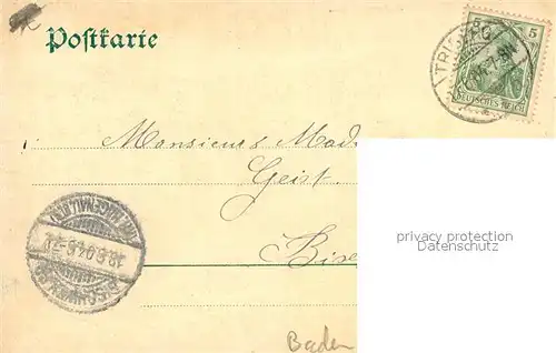 AK / Ansichtskarte Triberg_Schwarzwald  Triberg Schwarzwald