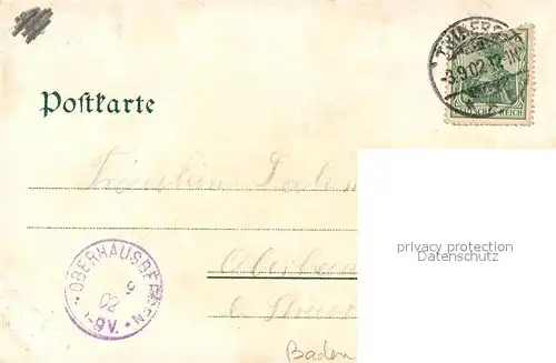 AK / Ansichtskarte Triberg_Schwarzwald  Triberg Schwarzwald