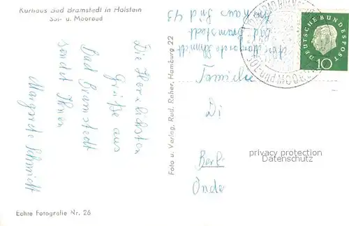 AK / Ansichtskarte Bramstedt_Bad Kurhaus  Bramstedt_Bad