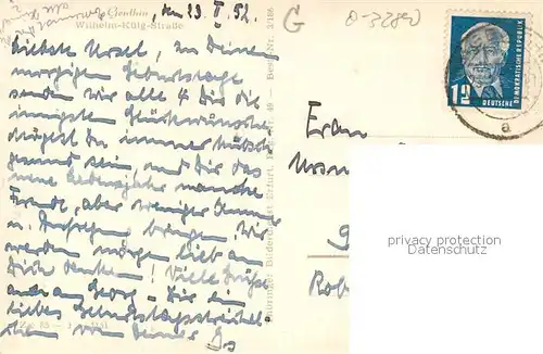 AK / Ansichtskarte Genthin Wilhelm K?lg Strasse Genthin