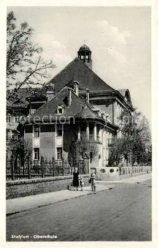 AK / Ansichtskarte Stassfurt Oberschule Stassfurt