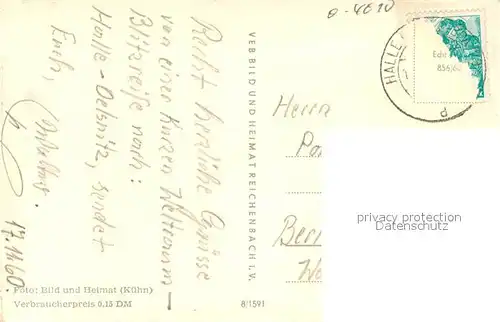 AK / Ansichtskarte Halle_Saale Hansering Giebichenstien Geiststrasse Moritzburg Bahnhof Theater des Friedens Halle_Saale