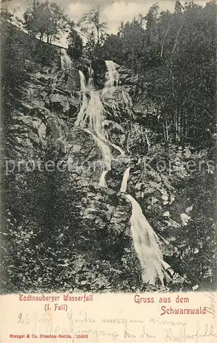 AK / Ansichtskarte Todtnauberg Wasserfall  Todtnauberg