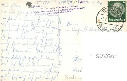 AK / Ansichtskarte Todtnau  Todtnau