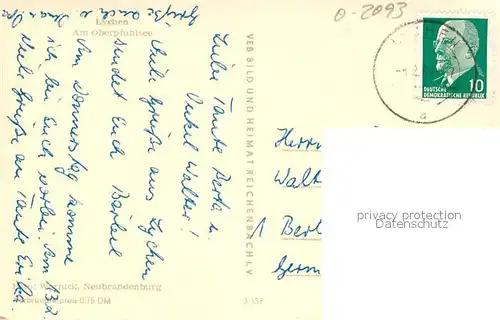 AK / Ansichtskarte Lychen Am Oberpfuhlsee Boote Lychen