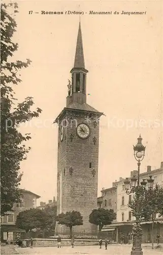 AK / Ansichtskarte Romans sur Isere Monument du Jacquemari Romans sur Isere