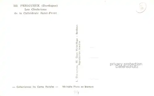 AK / Ansichtskarte Perigueux Cathedrale Saint Front Perigueux