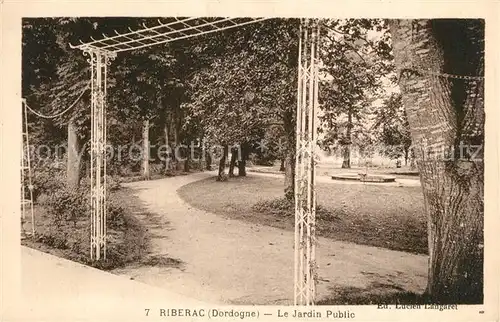 AK / Ansichtskarte Riberac Jardin Public Riberac