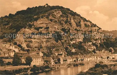 AK / Ansichtskarte Perigord Laroque Gageac Grand Rocher Perigord