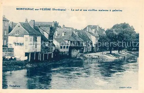 AK / Ansichtskarte Montignac_Dordogne Vezere Panorama Montignac Dordogne